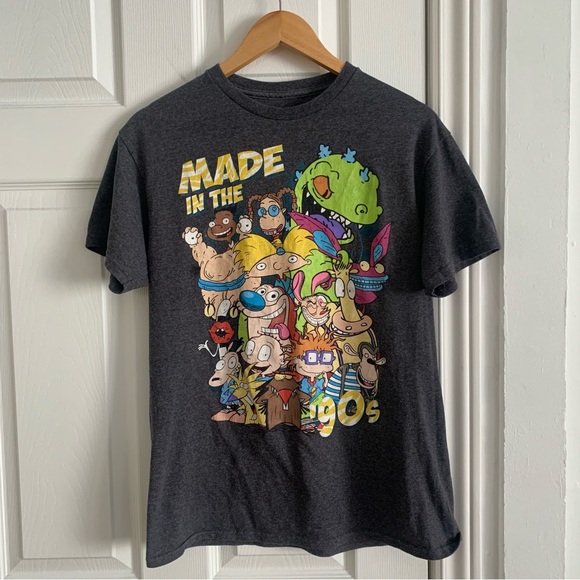 Nickelodeon 90’s Characters MulticolourGraphic T-Shirt - Picture 1 of 7